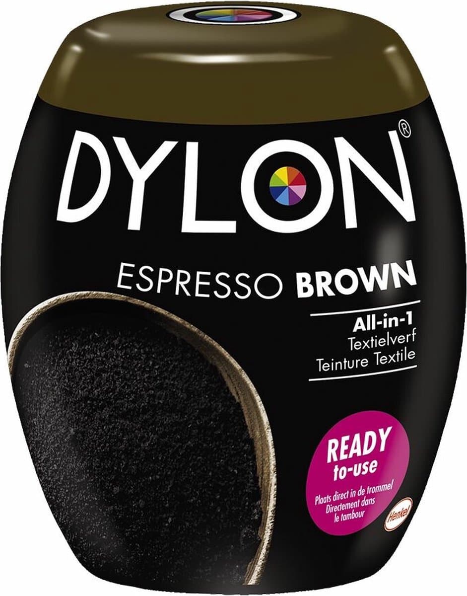 3x Dylon Textielverf Espresso Brown 350 gr — afbeelding 1