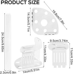 Bladhouders set - 4 stuks - premium materiaal - voor matrassen — thumbnail 3