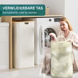 DailySupplies® Wasmand 3 Vakken - Wassorteerder - 160 L — thumbnail 3