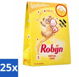 25 x Robijn Geurbuiltjes Zwitsal 3 stuks per verpakking - Zwitsal Geur - Babygeur - Geurbuiltjes - Kastgeur - Ladegeur — thumbnail 1
