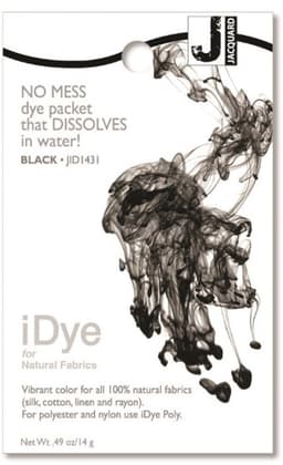 Jacquard textielverf iDye Natural 14 gr zwart voor natuurlijke stoffen. — thumbnail 1