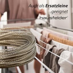 Sterke waslijn van 30 meter met stalen kern - ideaal voor buiten, balkon en camping — thumbnail 5