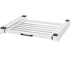 Universeel Tussenframe 60,5x54,5cm met Uitschuifbare Handdoekhouder voor Wasmachine en Droger