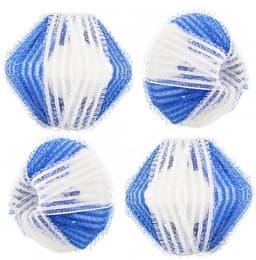 Orion - Wasballen - 5 cm - 4 stuks - Wit en Blauw — thumbnail 2