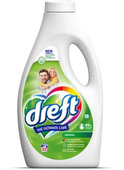 Dreft Vloeibaar Wasmiddel Origineel 32 Wasbeurten 1,4 liter - 1 stuk — thumbnail 3