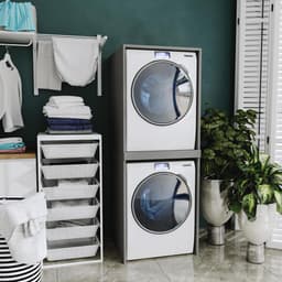 Wasruimte kast voor wasmachine en droger - 66 x 180 x 65 cm — thumbnail 2