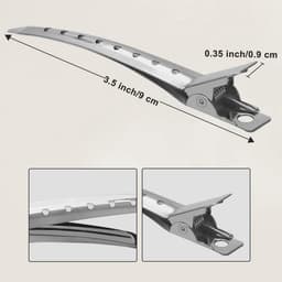 Roestvrije Metalen Duck Bill Haarspeldjes - 24 Stuks, 3,5 Inch - Ideaal voor Kapsels en Styling — thumbnail 5