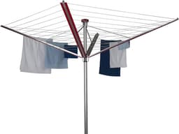 Droogmolen met hoogteverstelling en 60 meter scheurvaste waslijn — thumbnail 1