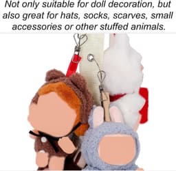 Opbergketting voor Knuffels | Hangende Displayriem met Metalen Clips | Organizer voor Poppenmutsen en Sjaals | Kinder- en Speelkamer Accessoire — thumbnail 4
