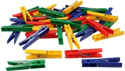 Unyqoos® Set van 40 kunststof wasknijpers voor veelzijdig gebruik binnenshuis — thumbnail 2