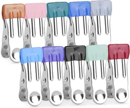 20 Stuks Roestvrijstalen Wasknijpers - Multifunctionele Antislip Wasknijpers voor Kousen, Foto's en Voedselopslag — thumbnail 1