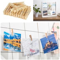 12 stuks houten knutselspeldjes - veelzijdige wasknijpers voor foto's, kunst en ambachten — thumbnail 5