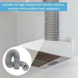 Flexibele Afvoerslang 100mm x 3m - Aluminium Ventilatieslang voor Airco en Afzuiging — thumbnail 4