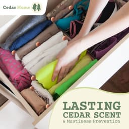 Cederhout Blokken - Kastgeur - Kleding Beschermen - Natuurlijke Afweer - 40 Stuks - Houtkleur — thumbnail 2