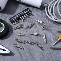 Metalen crocodile clips 35 mm, 30 stuks, anti-statisch, geschikt voor elektrische tests en ambachtelijke projecten — thumbnail 3