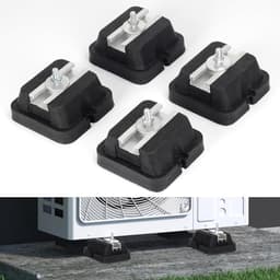 Airco Bevestigingsplaat - Split Airco Onderstel - Buitenunit Ondersteuning - Trillingsdempende Steunbeugel - 27 x 8 x 27 cm — thumbnail 3