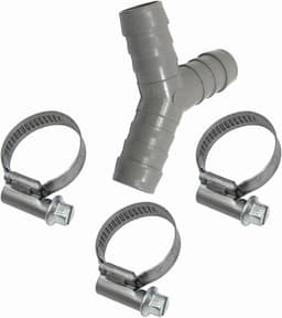 Universele Slang Set - Afvoer Y-stuk - Wasmachine Reparatie - Inclusief Clips - 17-19 mm — thumbnail 1