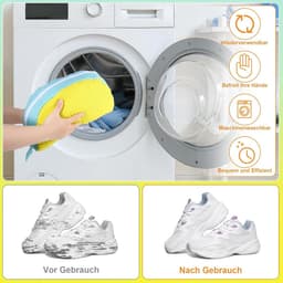 Herbruikbare schoenentas waszak met ritssluiting voor wasmachine - Set van 2 - Ideaal voor wasmachine en droger - Schoenen opbergen & wassen - Groot formaat - Schoenwaszakken — thumbnail 3