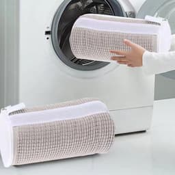Waszak met ritssluiting voor schoenen - Schoenen waszak voor wasmachine met schoenennet — thumbnail 4