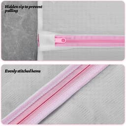 Thijox - 10 Stuks Wasnet Voor Wasmachine, Grote Mesh Waszak Voor Shirts, Bh's, Sokken, Schoenen, Truien, Babykleding - 3 Maten - Ideaal Voor Veilig Wa — thumbnail 4