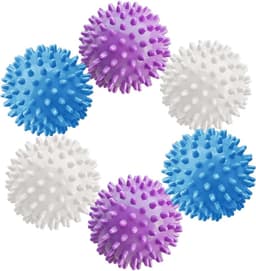 6 stuks drogerballen, droogballen, donsjas, drogerballen voor droger, herbruikbaar, verbetert de wasprestaties, geschikt voor droger en wasmachines/A — thumbnail 1