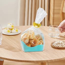 Voedselzak Clips - Keuken Clips Snack Clips - Levensmiddelen Bewaren - Uniek Knijp Mechanisme - Set van 4 - Geel — thumbnail 4