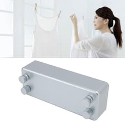Wall Mounted Tumble Dryer Retractable 4.2 m Stainless Steel Double Line with Tension Function for Balcony, Garden - ShopVlot — thumbnail 4