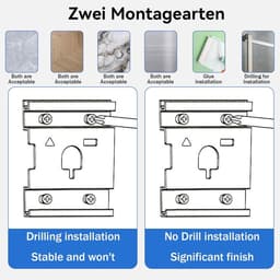 Waslijn caravan - Zwart - Uittrekbaar 4,2 m - Roestvrijstalen Waslijn met Anti-Doorhangfunctie - Voor Badkamer en Balkon — thumbnail 2