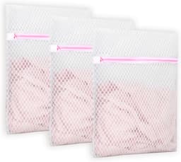 3-delige Herbruikbare Waszakken met Ritsen, 12"x16" Voor Delicate Kleding, Ondergoed en Reisorganizer — thumbnail 1
