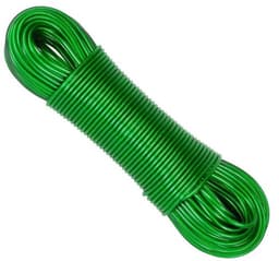 Sterke en Duurzame Stalen Waslijn op Rol, Transparant PVC Gecoat — thumbnail 3
