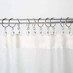 SnelShoppen - 150pcs Gordijnhaak Clips met S Haken en Metalen Klemmen | Lichtgewicht RVS Clips voor Raam- en Douchegordijnen, Decoratieve Stoffen — thumbnail 3