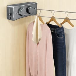 Uittrekbare Waslijn - Dubbele Lijn - Kleding Drogen - Anti-Sag Design - 2 x 51 m - Zilver — thumbnail 3