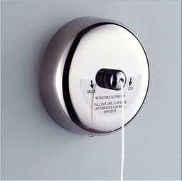 Uittrekbare Waslijn - Draagbare Drooglijn - Was Drogen - Roestvrij Staal - 3 Meter Lengte - Zilverkleurig — thumbnail 5