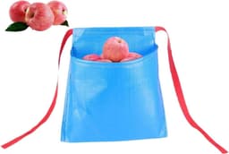 Oogstschort Nylon - Fruitplukzak - Tuinieren Oogsten - Brede Opening - 30x30x18 cm - Blauw — thumbnail 1