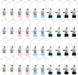 Dailygoods- Wasknijpers 40 Stuks - Roestvrij Staal - Draagbare Haken - Antislip - Multifunctioneel - Ruimtebesparend - Hangclips — thumbnail 1