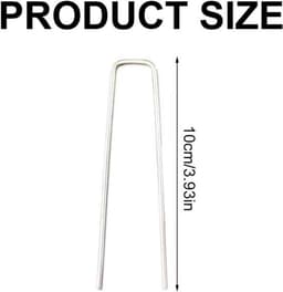 20 stuks haringen voor tuin en campingtent met mulchzeil en kunstgrasbevestiging — thumbnail 2