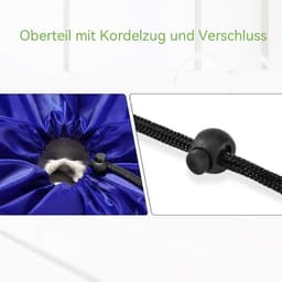 SnelShoppen - Grote Waszakken met Koord 60x80cm - 2 Stuks Vouwbare Waszak voor Kleding, Speelgoed, Scheiden van Schoon en Vuil - Stevige Opbergzak voo — thumbnail 2