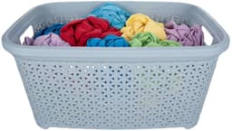 Storage Solutions wasmand - 35 liter - blauw - 54 x 37 x 26 cm - Kunststof - Draagmand — thumbnail 1