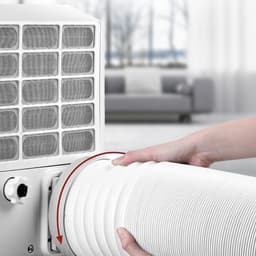Afvoerslang Airco - Ventilatieslang Afvoerbuis - Lucht Afvoeren - Vormvast Hittebestendig - 150 cm x 15 cm - Wit — thumbnail 5