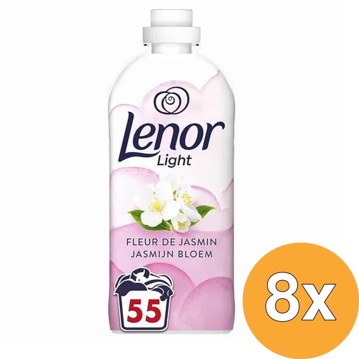 Lenor Wasverzachter Jasmijnbloem - 8 x 1155 ml — afbeelding 1
