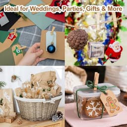 150 stuks mini-houten knijpers 3,5 cm met 10 m jute koord voor het ophangen van foto's, kaarten en creatief knutselen — thumbnail 2