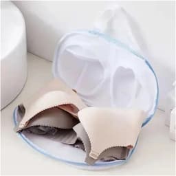 Waszak Honingraat - Bh Netzak - Kleding Beschermen - Mesh Structuur - 31x20 cm - Wit — thumbnail 2