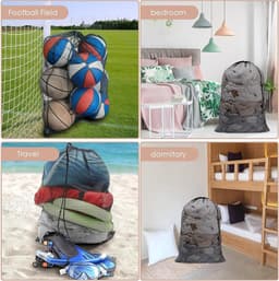 Zak voor beddengoed, 2 stuks, zak voor beddengoed, groot net voor beddengoed (zwart, polyester, 76 x 100 cm) — thumbnail 4