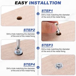 Ankerschroeven voor holle wanden, staal, 16 stuks, M6 x 28 mm, gipsplaatschroeven, Molly anker voor holle wanden voor gipsplaat, baksteen, zwart — thumbnail 2
