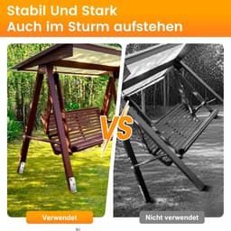 Grondankers voor schommels - 8 stuks - thermisch verzinkt staal - waterdicht en roestvrij - ShopVlot — thumbnail 3