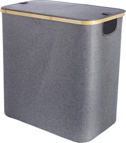 Ezystorage Opvouwbare wasmand 2 vakken - 87 liter — thumbnail 4
