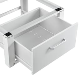 Wasmachine sokkel verhoger met lade 63x54x31 tot 150 kg wit — thumbnail 5