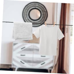 Reiswaslijn Set - Draagbare Kledinglijn - Kleding Drogen - Verstelbaar Haken Zuignappen - 6 Stuks - Meerdere Kleuren — thumbnail 2