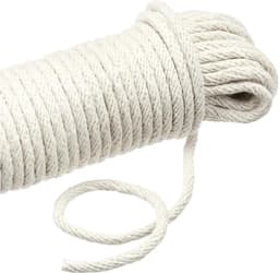 Waslijn Gevlochten Touw - Multifunctioneel Huishoudtouw - Kleding Drogen - Robuust Weerbestendig Materiaal - 20 meter - Wit — thumbnail 5