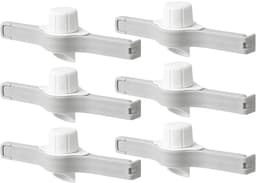 Sluitclips voor voedselbewaring met uitschouder - 6 stuks, ideaal voor keuken en kantoor — thumbnail 1